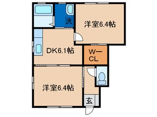 コムハウス弐番館の物件間取画像